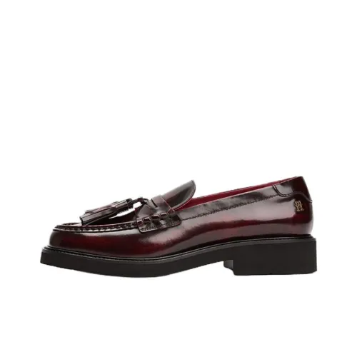 Tommy Hilfiger TH Monogram Лоферы Бургундский Женские