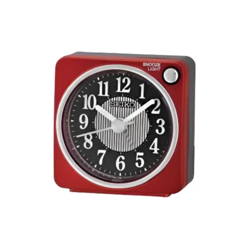 SEIKO Кварцевый механизм пластик будильник унисекс черный