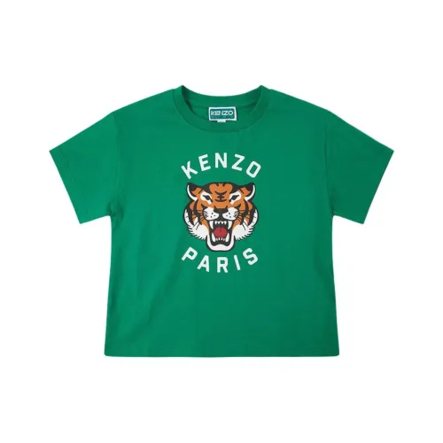 KENZO Зеленые Детские Рубашки