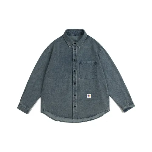 PINSCIO ZENIE Темно-синий Унисекс Рубашки