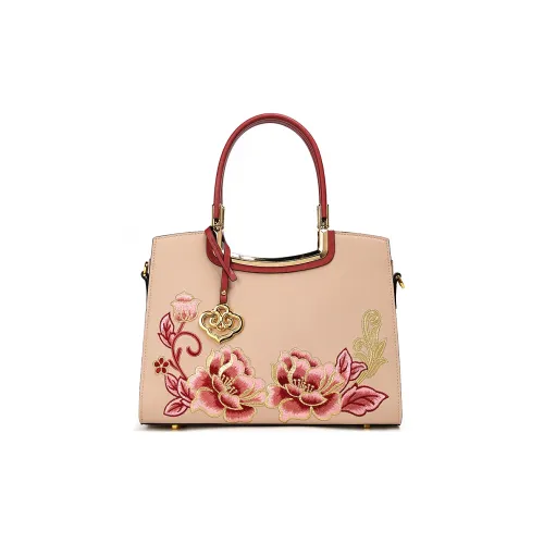 Shenting Коровья кожа Сумка Средний Женские Элегантный Белый Королевский Синий Абрикос Forbidden City Красный Фиолетовый