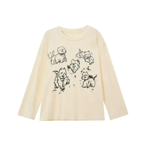 EMDPN Желтые Женские Футболки