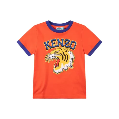 KENZO T-рубашка SS24 оранжевая детская