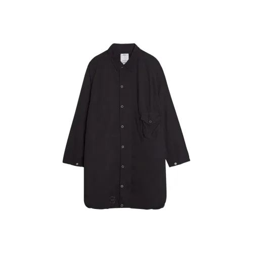 Visvim Черное Мужское Пальто