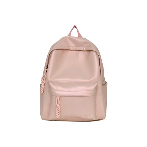 Chinllo ПУ (полиуретан) Рюкзак Стандартный Школьный возраст Черный Экрю Розовый