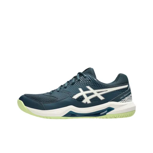 Asics Gel Dedicate 8 Low Топ Кроссовки для тренировок Мужские Синие Зеленые