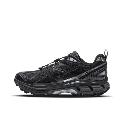 Mizuno Halo Mix Беговые кроссовки Низкий топ Черный/Темно-железный серый Унисекс