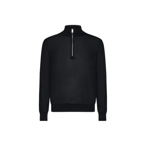 Ermenegildo Zegna Черные Мужские Свитера