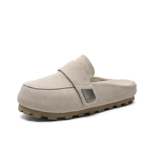 MPZY Антибактериальные тапочки для дома устойчивые к запахам унисекс песочного цвета