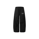 Чёрный [Свободный крой, дышащий, с драпировкой]