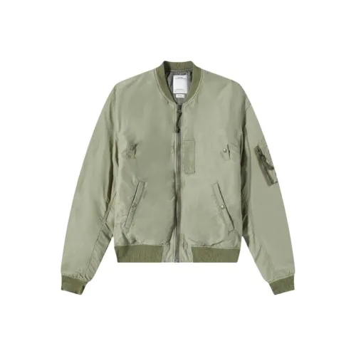 Visvim Мужские куртки армейского зеленого цвета