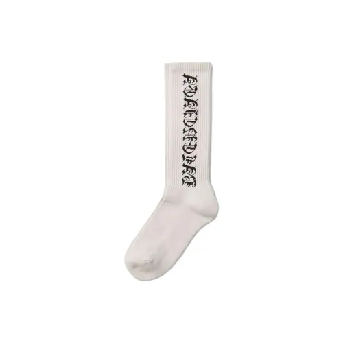 Balenciaga High Socks Men's 1 Pack White Баленсиага Высокие Носки Мужские 1 Пачка Белый