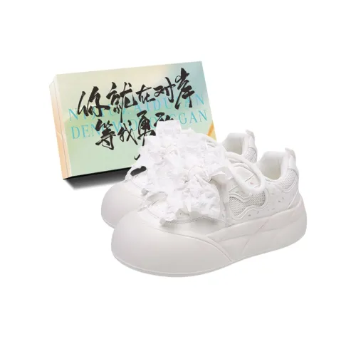 JimiXiong Низкий топ Скейтборд Кроссовки Женские