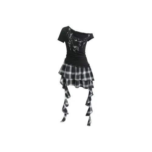 Unifreeplus+ Короткий рукав Платье Женское