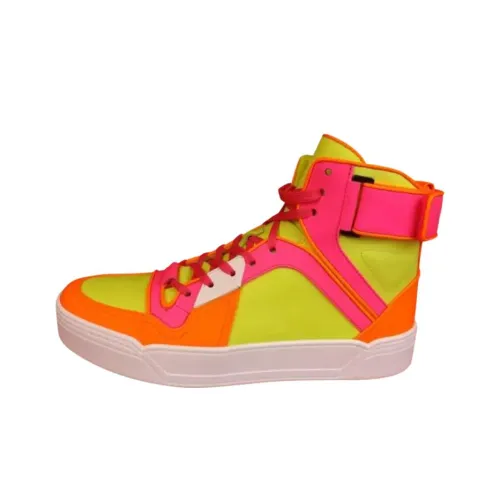 GUCCI Подпись Скейтборд Кроссовки Высокие Многоцветные Женские