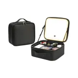 Афинский черный (маленький) с зеркалом и светодиодным освещением, 3-я установка источников света