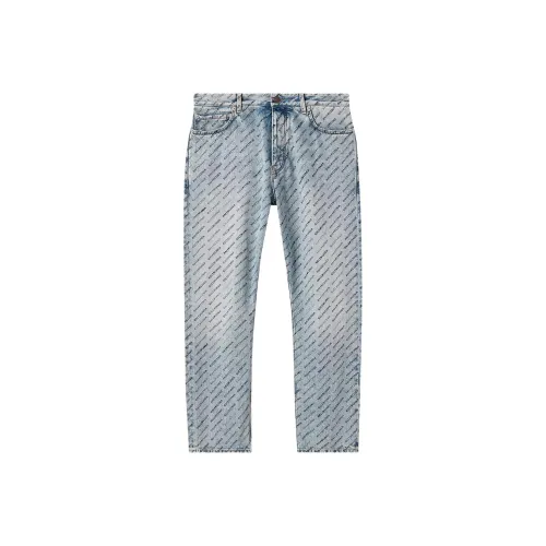 Balenciaga Ice Blue Мужские Джинсы