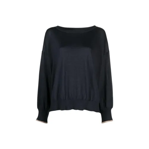 Brunello Cucinelli Серые Женские Свитеры