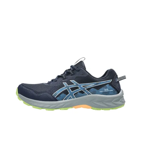 Asics Gel Venture 10 Low Топ Беговые кроссовки Мужские Морской синий