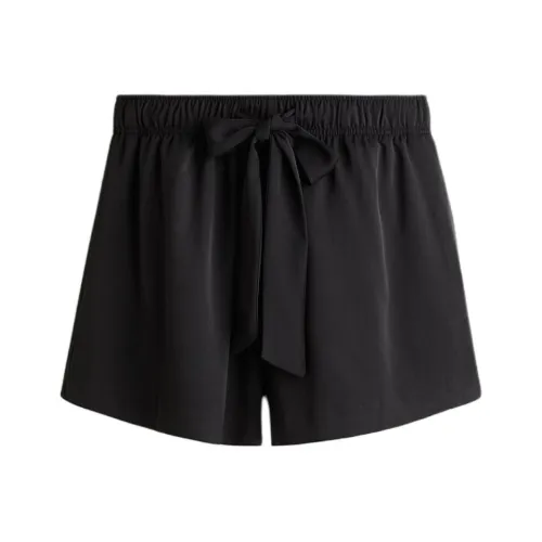 H&M Черные Женские Повседневные Шорты