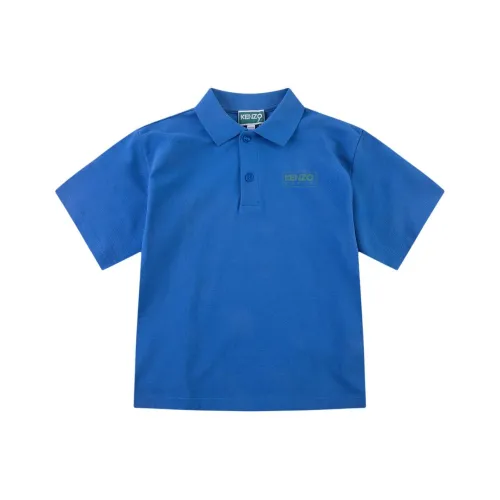 KENZO T-рубашка SS24 Королевский синий Детская
