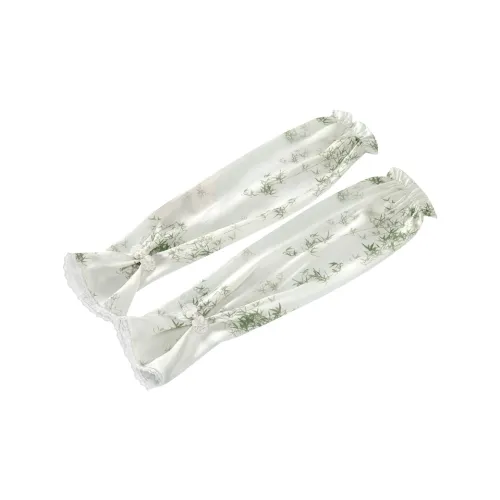 Red Bean Тутовый шелк Нарукавники с UV-защитой Женские