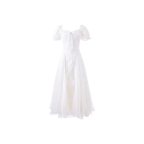 GEZITAI Короткое платье с короткими рукавами женское