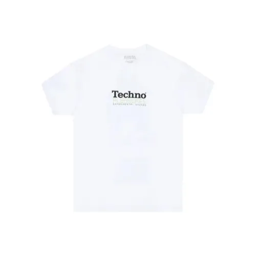 PLEASURES совместная брендированная Белая Мужская T-Рубашка