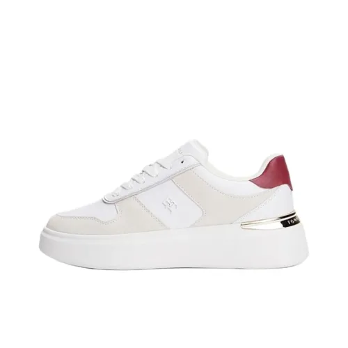 Tommy Hilfiger TRAINERS Низкий Топ Повседневная Обувь Женская Белая