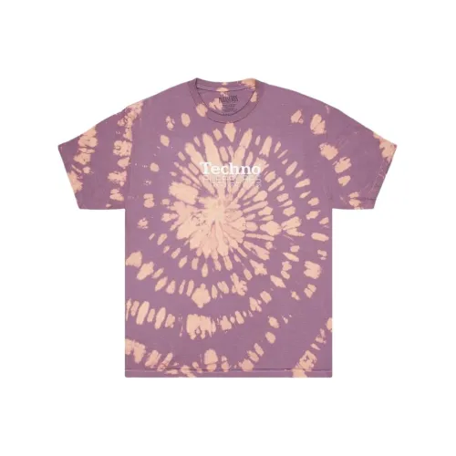 PLEASURES совместная фиолетовая мужская футболка T