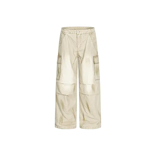 YONGYAN Хаки Унисекс Джинсы