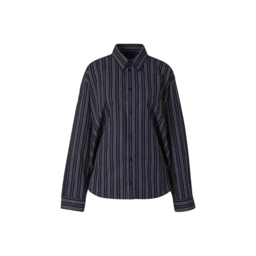 Balenciaga Рубашка Мужская Ночь Синий