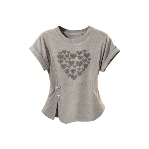 Cypress House Темно-серые Женские Футболки