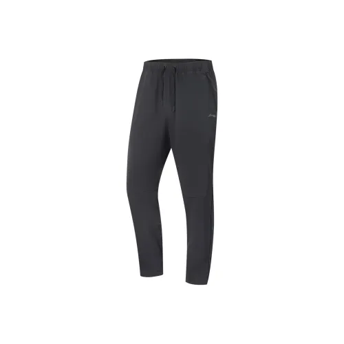 LINING Fitness Series Мужские спортивные брюки черного цвета