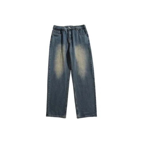 YOUSEKOO Синие Унисекс Джинсы