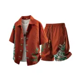 Красный (Топ + Шорты)