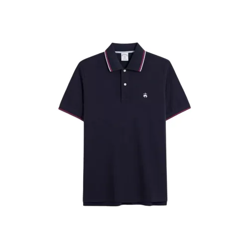 BROOKS BROTHERS Темно-синяя мужская поло рубашка