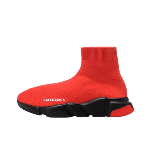 Balenciaga Speed High Топ Повседневная обувь Мужская Красная