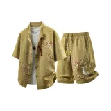 Абрикосовый топ и шорты абрикосового цвета