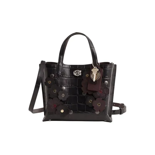 COACH Willow Кожа Одно плечо Сумка Женская Черная