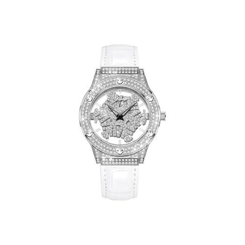 Yajiayi Possession Collection Кварцевый механизм натуральная кожа ремешок часы женские белый циферблат