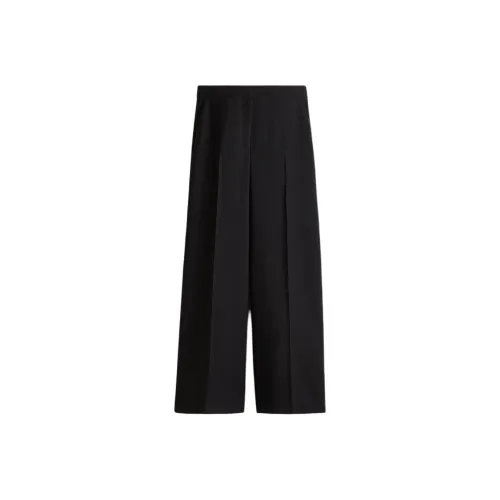 H&M Черные Женские Костюмные Брюки