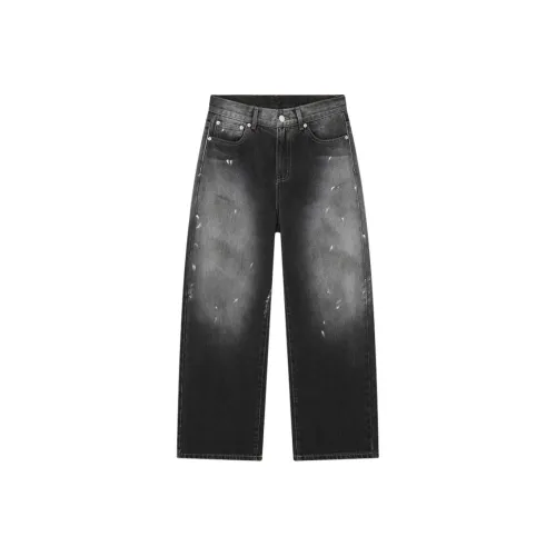 LAVA LAND Черные Унисекс Джинсы