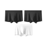 [80S Модал] 2 Элегантный черный + Облачный иней белый, 3 шт