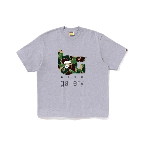 A BATHING APE Серый/GYX Мужская T-рубашка