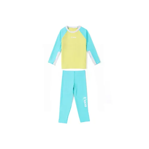 QIAODAN Детский купальник двухкомпонентный комплект для детей в возрасте 3-7 лет