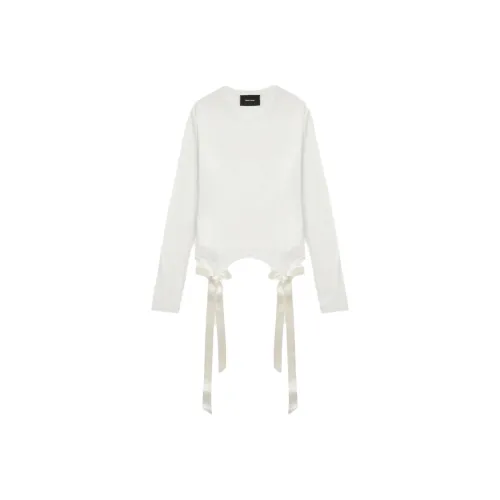 SIMONE ROCHA Слоновая кость Женские Т-рубашки