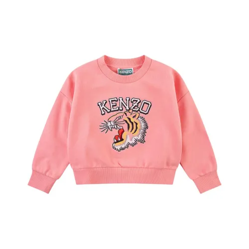 KENZO Свитшот Кораллово-розовый Детский