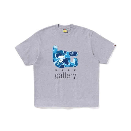 A BATHING APE Gallery Series Серый/GYX Мужская T-Рубашка