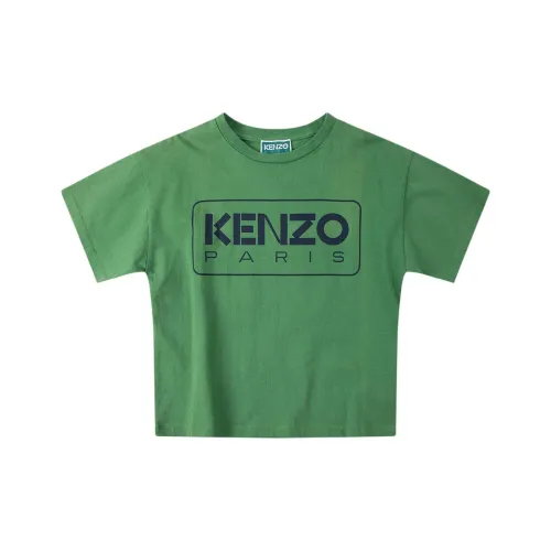 KENZO Зеленая Детская Рубашка T